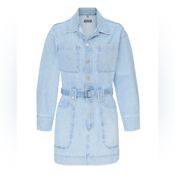 NWT DL1961 Coletta Dress in Fountain, Small - Picture 7 of 10